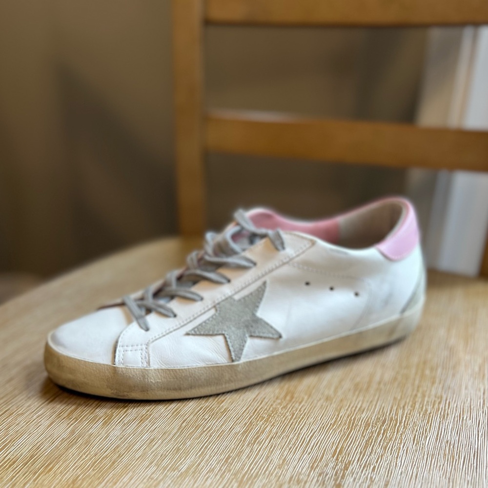 Golden Goose Super-Star Sneakers in Light Pink